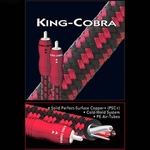 Кабель аудио 2xRCA - 2xRCA Audioquest King Cobra 1.0m