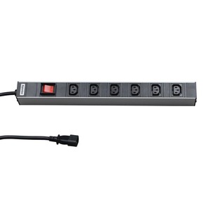 Распределитель питания Hyperline SHT19-6IEC-S-2.5IEC