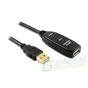Удлинитель USB 2.0 Тип A - A Greenconnect GC-UEC15M2 15.0m