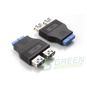 Переходник USB - USB Greenconnect GC-2U3AM20