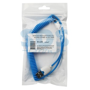 Lightning кабель Rexant 18-4203 USB iPhone 5/5S синий (1 штука) 1.0m