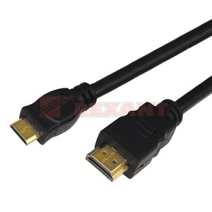 Кабель HDMI - mini HDMI Rexant 17-6123 Gold (1 штука) 1.5m