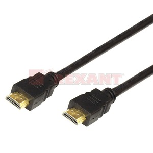 Шнур HDMI Rexant 17-6202 HDMI Gold (1 штука) 1.0m