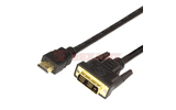 Кабель HDMI-DVI Rexant 17-6304 Gold (1 штука) 2.0m