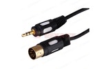 Кабель аудио DIN - DIN Rexant 17-2502 Gold (1 штука) 1.5m