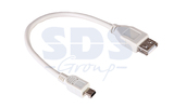 Кабель USB 2.0 Тип A - B 5pin mini Rexant 18-1132 USB (1 штука) 0.2m