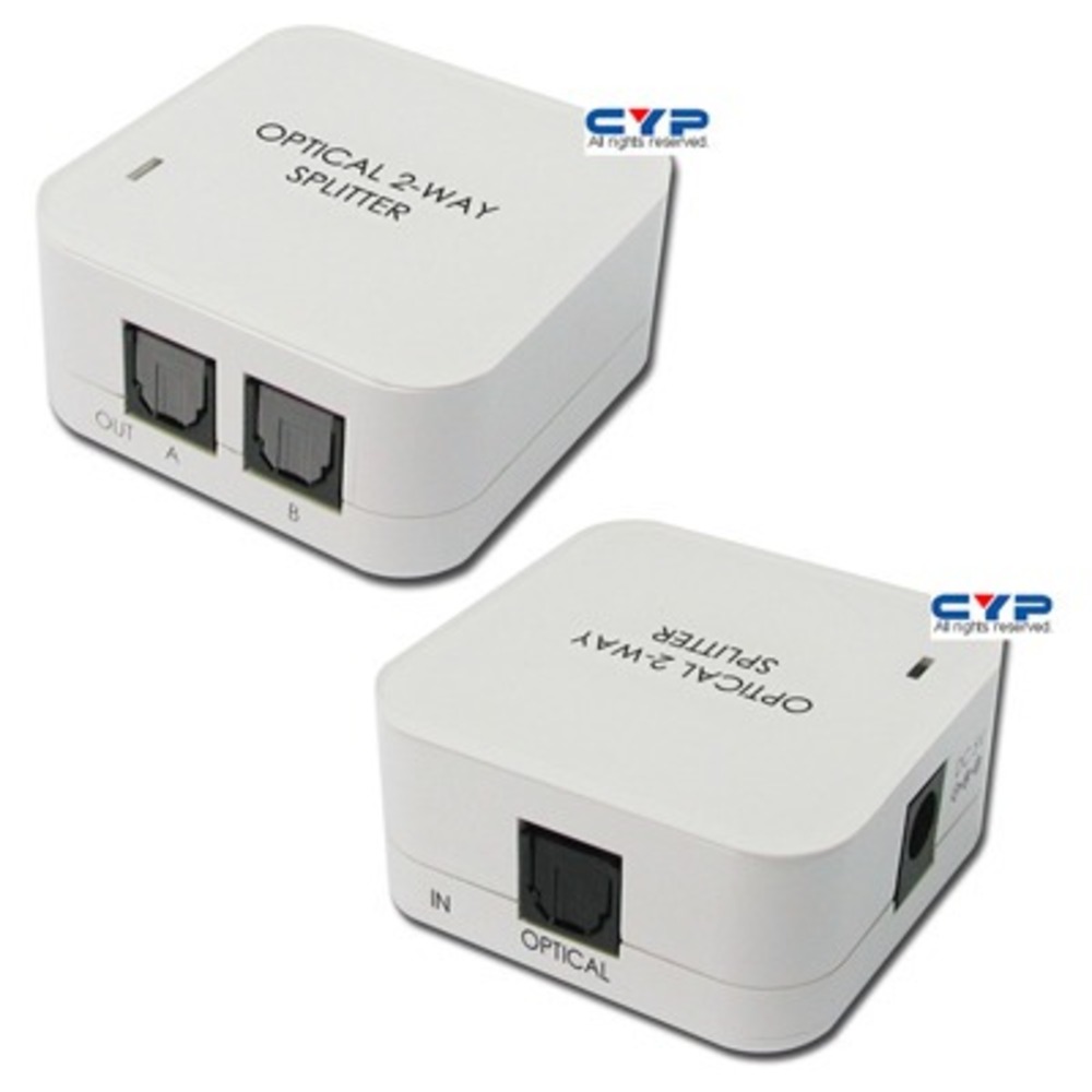 Распределитель 1:2 сигналов цифрового аудио S/PDIF (TOSLINK) Cypress DT-12