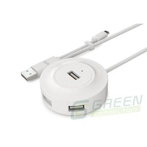 Хаб USB 2.0 Greenconnect GC-U2O4P