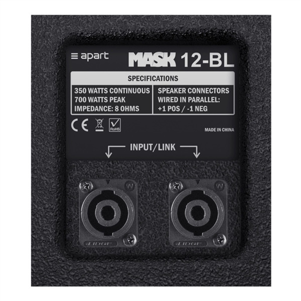 Колонка концертная Apart MASK12-BL