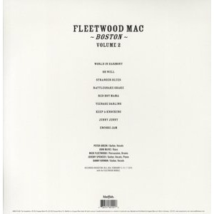 Виниловая пластинка LP Fleetwood Mac - Boston Volume 2 (0636551601016)