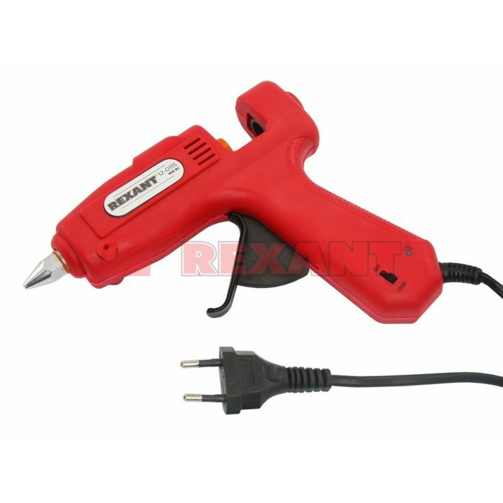 Клеевой пистолет Rexant 12-0115 100 Вт (1 штука)
