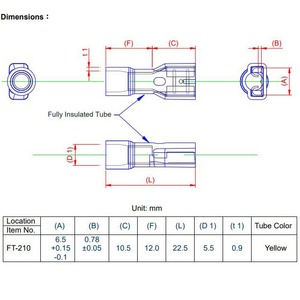 Ножевая клемма Furutech FT-210(G) Set-10