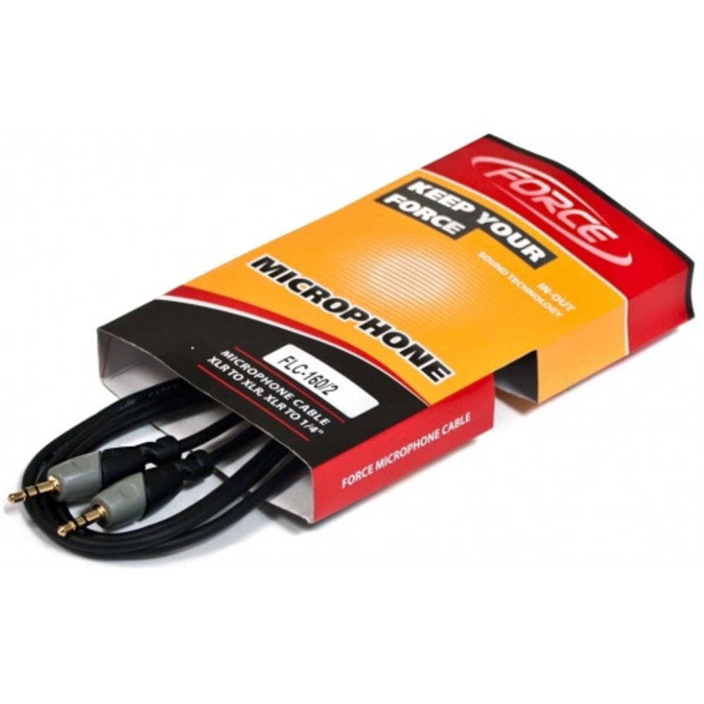 Кабель аудио Jack - Jack FORCE FLC-160/2 2.0m