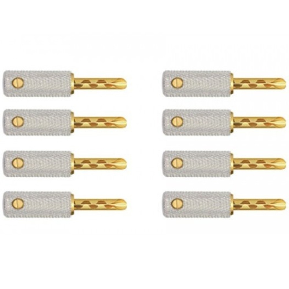 Разъем Акустический WireWorld BANGUTM08 Uni-Term Banana Gold (8 штук)