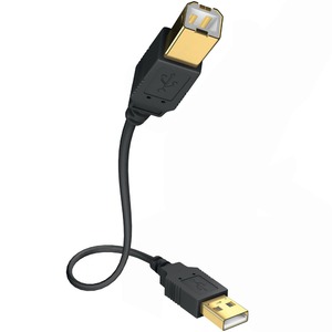 Кабель USB 2.0 Тип A - B Inakustik 01070001 Premium High Speed USB 2.0 1.0m