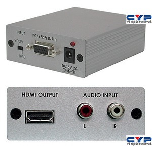 Преобразователь HDMI, аналоговое видео и аудио Cypress CP-261H