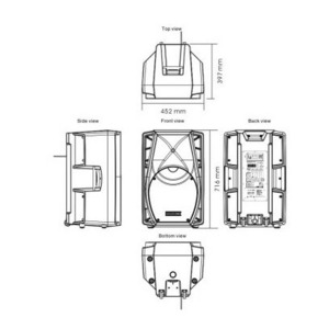 Колонка концертная Ms-Max CTMusic EA15a USB