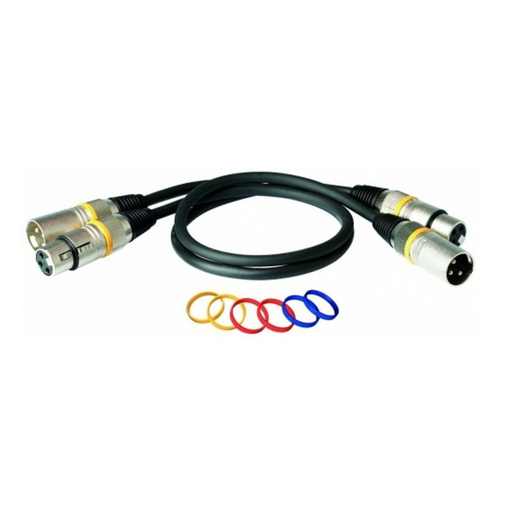 Кабель аудио XLR - XLR RockCable RCL30350 D6 0.5m