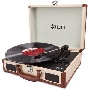 Проигрыватель виниловых дисков ION Audio Vinyl Motion Deluxe Cream