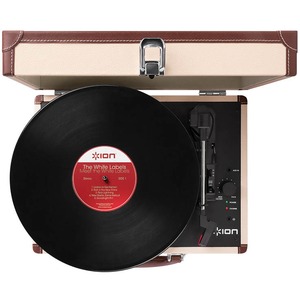 Проигрыватель виниловых дисков ION Audio Vinyl Motion Deluxe Cream
