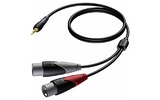 Кабель аудио Jack - XLR Procab CLA712/1.5 1.5m