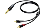 Кабель аудио Jack - RCA Procab CLA719/1.5 1.5m