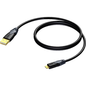 Кабель USB 2.0 Тип A - A micro Procab CLD612/1.5 1.5m