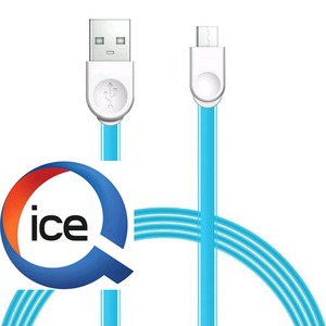 Кабель USB 2.0 Тип A - B micro ICE-Q Pasta-MicroUSB-USB-B 1.0m