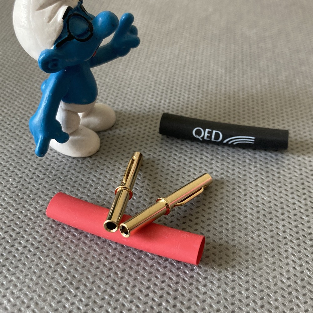 Разъем Акустический QED (QE1610) Mini Airloc Banana 2шт.