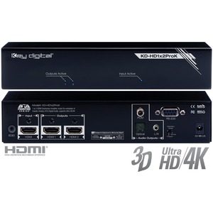 Усилитель-распределитель HDMI Key Digital KD-HD1X2PROK