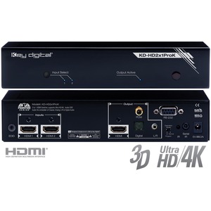 Коммутатор HDMI Key Digital KD-HD2X1ProK