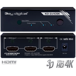 Коммутатор HDMI Key Digital KD-2X1CSK
