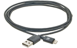 Кабель USB для синхронизации и зарядки устройств Apple Kramer C-UA/LTN/BK-6 1.8m