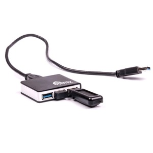 Хаб USB 3.0 Ritmix CR-3400 Black
