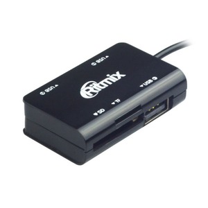 Хаб USB 2.0 Ritmix CR-2322M Black