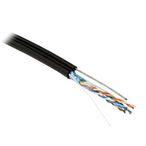Отрезок кабеля витая пара Hyperline (арт. 2526) FTP4-C5E-SOLID-2SW-OUTDOOR-40 4.9m