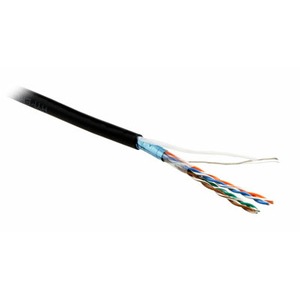 Отрезок кабеля витая пара Hyperline (арт. 2544) FTP4-C5E-PATCH-BK 8.9m