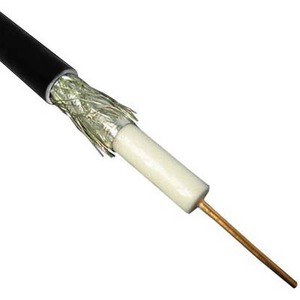 Отрезок кабеля витая пара Hyperline (арт. 2545) COAX-SAT703N-BK 1.95m