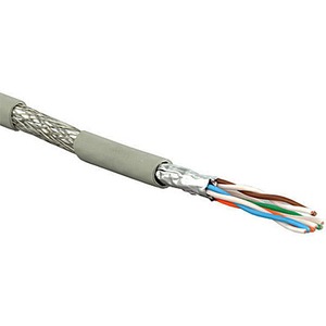 Отрезок кабеля витая пара Hyperline (арт. 2590) SFTP4-C6a-SOLID-INDOOR-LSZH 3.2m