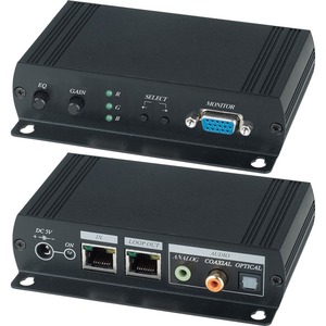 Передача по витой паре KVM (VGA, USB, PS/2, RS-232 и аудио) SC&T VE02DALS