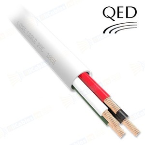 Отрезок акустического кабеля QED (арт. 2880) Professional QX16/4 PVC White 3.75m