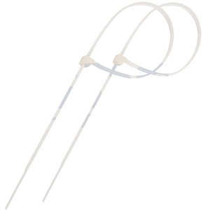 Хомут нейлоновый (кабельная стяжка) PROconnect 57-0150 150 х 3.0 мм белый (100 штук)