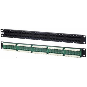 Патч-панель для рэкового шкафа Hyperline PP-19-50T-8P8C-C2-110D