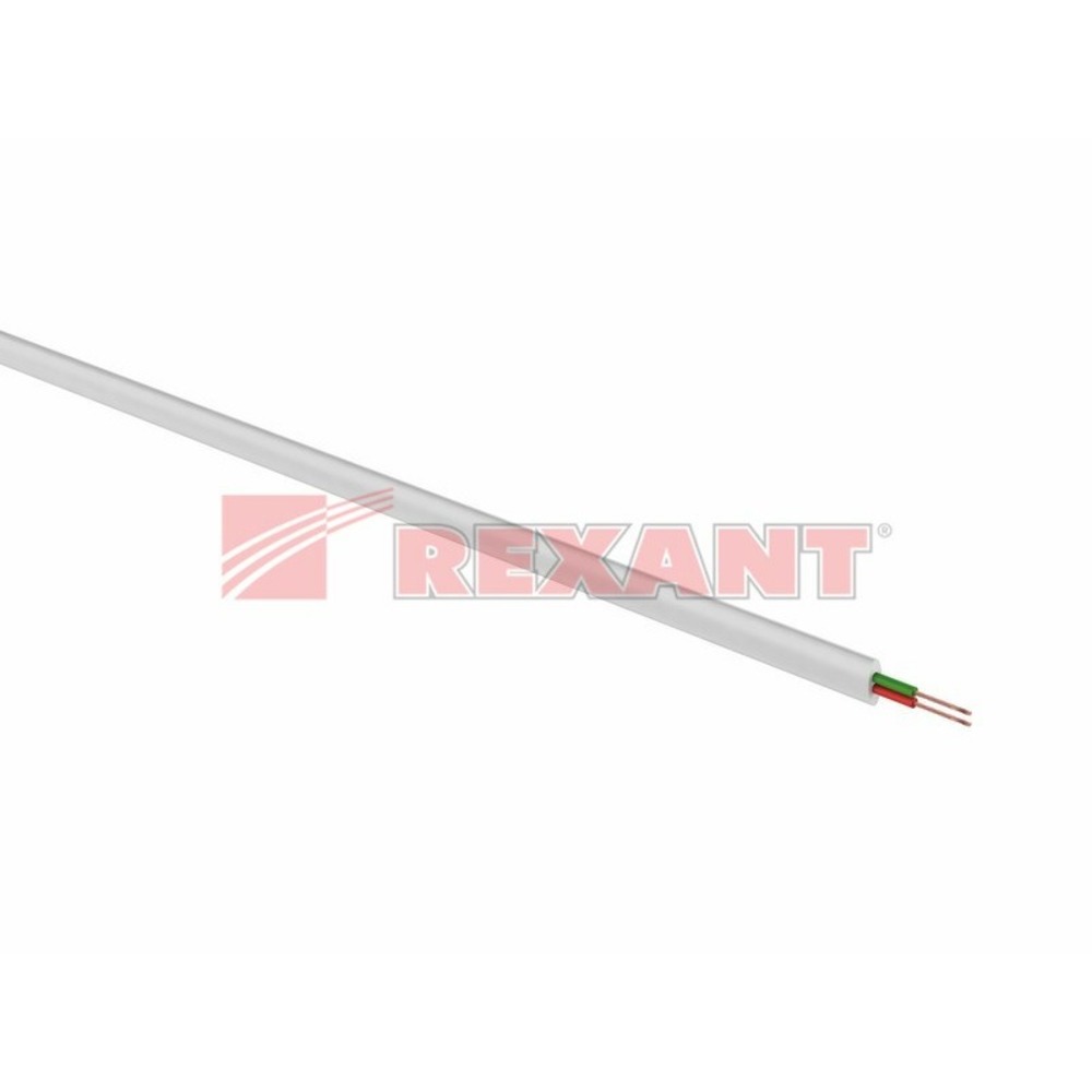 Кабель Телефонный Rexant 01-5001 2 жилы белый (100 метров)