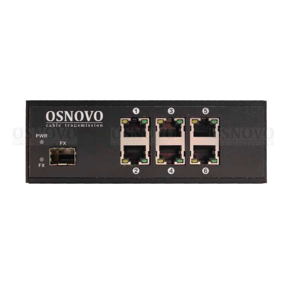 Коммутатор PoE промышленный Osnovo SW-40501/IC