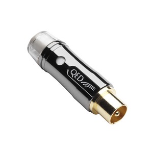 Разъем Антенный QED (P-QEDPARM/10) Performance Aerial Male Plug Clear