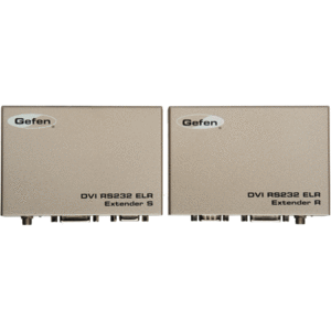 Передача по витой паре DVI, данные (RS-232) и аудио Gefen EXT-DVI-CAT5-ELR