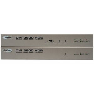 Передача по витой паре KVM (DVI, USB, PS/2, RS-232 и аудио) Gefen EXT-DVI-3600HD