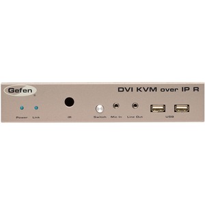KVM (DVI, USB, RS-232 и аудио) Gefen EXT-DVIKVM-LANRX