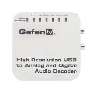 Преобразователь Цифровое аудио Gefen GTV-192KUSB-2-ADAUD